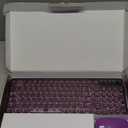 Wireless Keyboard and Mouse Combo, RGB Backlit, Rechargeable & Light Up Letters, Full-Size, Soft Typing, Sleep Mode, 2.4GHz Quiet Keyboard Set for Mac, Windows, Laptop, PC, Trueque (Burgundy Red)