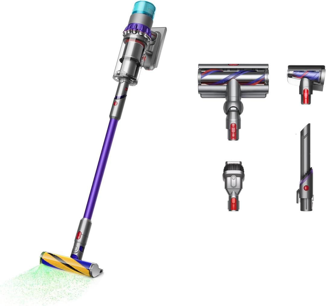 Dyson Gen5detect Cordless Vacuum, 280AW, 3 Power Modes, Up to 70 Minutes, Illumination Reveals dust, HEPA Filtration, All Floor Types