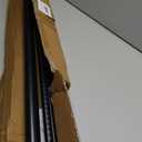 AIZESI 41-144 Inch Heavy Duty Black Tension Curtain Rod - No Drilling, Adjustable, Rust-Resistant for Outdoor, Living Room, Window, Bathroom