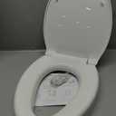 Raised Toilet Seat 3 Inch for Standard Elongated Toilets 1819 Inch Bowl Length, Not Compatible with Round or One-Piece Toilets, Slow-Close Lid, Non-Slip Stable Design, 772 lb Capacity