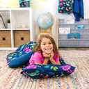 Wildkin Kids Microfiber Nap Mat Soft Sleep Mat with Pillow, Ideal for School & Travel - Dino Pals, One Size