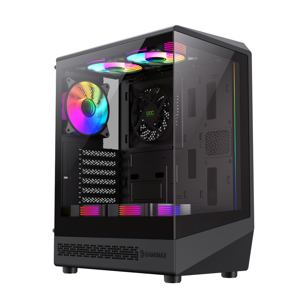 GAMEMAX Vista COC AB Black ATX Mid Tower Case
