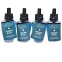 Bath and Body Works 4 Pack Bergamot Waters Wallflowers Fragrance Refill. 0.8 fl oz.