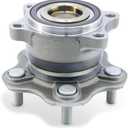 512388 Rear Wheel Bearing and Hub Assembly fit for 2007-2018 Nissan Altima, 2009-2019 Maxima, 2015-2016 Murano, 13-19 Pathfinder, 13 Infiniti JX35,14-19 Infiniti QX60,11 Mitsubishi RVR, 5Lugs w/ABS