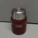 THERMOS Stainless King Vacuum-Insulated Food Jar with Spoon, 16 Ounce, Rustic Red