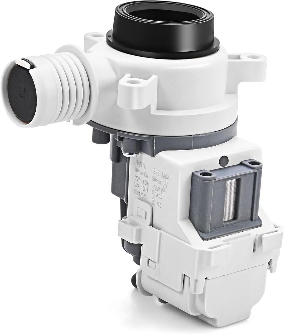 W11399437 W11259498 Washer Drain Pump Assembly Compatible with Whirlpool Maytag Kenmore Crosley Washing Machines, Replaces 4961028 AP6974144 PS12731241 EAP12731241 B25-3A04