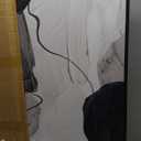 Framed Black and White Abstract Canvas Wall Art, Large Modern Art Prints Paintings Artwork for Walls, Minimalist Gray Pictures for Living Room Bedroom Dining Room Office Bathroom Wall Decor 24x36 In