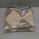 Beeiva Checkered Print Hallway Runner Rug Non Slip, Ultra Thin Washable Kitchen Runner Rug 2x6, Moroccan Neutral Green Soft Floor Carpet for Bedroom Laundry Room, Minimalist Diamond Hallway Decor