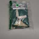 AVOIN colorlife Christmas Trees Star Green Throw Pillow Covers Set of 2, 18 x 18 Inch Snowflake Seasonal Winter Holiday Cushion Case Decoration for Sofa Couch