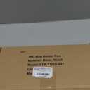 Coffee Mug Holder, Non-Slip 4 Hook Mug Rack, Metal & Wood, Modern & Elegant, Black, Countertop Organizer