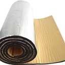 Car Heat Sound Deadening Insulation Mat, - 394 Mil 6.5 Sqft Automobile Sound Deadening & Heat Insulation Material for Auto Hood Engine Roof Door and Trunk,40 Inch x 24 Inch, Aluminum Foil Finish