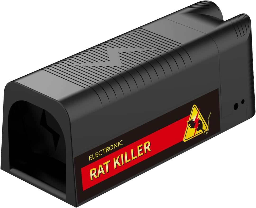 NAMEK Electric Rat Trap 2pk for Home, Effective Humane Indoor Rats Killer, Mice Zapper, Upgraded Rat Traps, Instantly Kill Rodent with Powerful Voltage