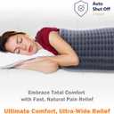 Ultra-Wide Microplush Heating Pad - 20"x24" Electric Heating Pad for Back, Neck, Shoulder Pain and Cramps - Moist Heat Option, Machine Washable, Auto-Off - Gifts for Women, Men, Mom, Dad, Christmas