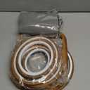 Hotop 138 Pcs Embroidery Kit 9 Embroidery Hoop Frame 5 Colors Fabric 8 Colors Water Soluble Pens 100 Skeins Floss Cross Stitch Thread with 16 Needles for DIY Craft Beginners