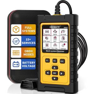 OBD2 Scanner Diagnostic Tool for GMC/Buick/Chevrolet/Cadillac, OM507 All Systems Diagnostic with 15+ Resets (Oil/ETC/EPB/ABS/SAS/BAT Register...), Full OBDII Functions Read&Erase Fault Codes