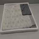 Large Stone Dish Drying Mat for Kitchen Counter,2 PCS Quick Dry Stone Dishes Mats,Foldable Water Absorbing Diatomaceous Earth Drying Pad for Countertop Bottles Utensils Cups(Dark Gray 24"16" & 8"x4")