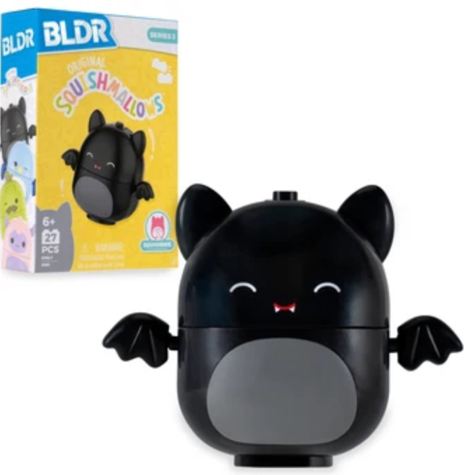 BLDR Squishmallows Byggeklodsfigur Flagermus Emily 5 cm