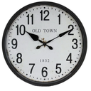 Windy Hill Collection 15" x 15" Vintage Decorative Wall Clock Old Town Classic Numbers WC9-EB2009