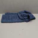 MIULEE Pack of 2 Corduroy Decorative Throw Pillow Covers 20x20 Inch Soft Boho Striped Pillow Covers Modern Farmhouse Home Decor for Summer Coastal Sofa Living Room Couch Bed Blue