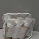 Travel Bottles 8 Pack, TSA Approved 3 oz Travel Toiletries Containers with Clear Bag, Leak Proof Silicone Squeezable Essentials Jars (Apricot)