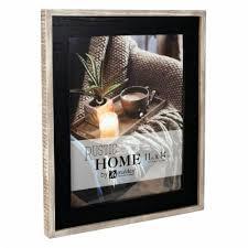 Malden Rustic Woods Wall Picture Frame 11" x 14" - Black/Rustic Brown