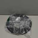 Round Bathroom Tray Silicone Kitchen Counter Decor Vanity Organizer Decorative Coffee Table Tray for Perfume, Candle, Soap Dish, 10 Inch, Black