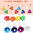 Eastrock Handbells, Hand Bells Set 8 Note Musical Bells for Adults, Used for Festival, Church Chorus, Wedding, Party