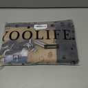 YOOLIFE Mothers Day Gifts for Women - Initial Jute Tote Bag & Makeup Bag, Birthday Gifts for Women Mom Wife Teacher Friend