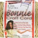 Bonnie Macrame Craft Cord 6mmX100yd, Jute