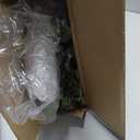 Hungdao 2 Pack 36" Large Christmas Teardrop Swag with Lights Velvet Bell Bow and Faux Pine Cones Rustic Christmas Artificial Greenery Cedar Swag Wreath for Xmas Farmhouse Home Wall Decor(Green)