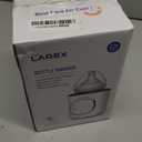LAREX Bottle Warmer, Fast Baby Bottle Warmer for Breastmilk and Formula, with Timer and Accurate Temp Control, 8 in 1 Baby Milk Warmer BPA Free with Digital Display, Bottle Warmers for All Bottles (White+Grey)