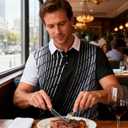 Mens Golf Shirts Short Sleeve Dry Fit Athletic Moisture Wicking Golf Polo Performance Printed Collared Polos (L)