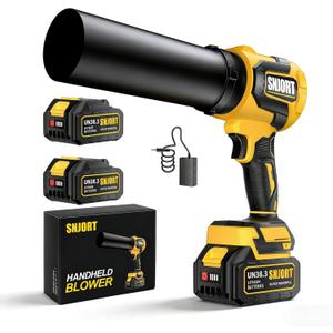 Leaf Blower Cordless with Battery and Charger980,000 RPM Brushless Motor with Handheld DesignLightweight for Patio, Lawn, Yard, Deck CleaningBirthday Gifts for Men Dad Husband