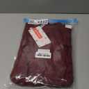 Bettysays Women's Casual Open Front Lightweight Cropped Cardigans Long Sleeve Sweater Soft Draped Peplum Knit Outwear (XX-Large, A-09 Wine Red)