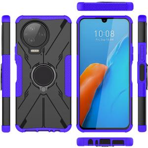 Case for Infinix Note 12 Pro 4G Case Cover,360Rotatable Kickstand Dual Layer Shockproof Case for Infinix Note 12 Pro 4G X676B Case Purple