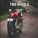 Two Wheels Vintage Motorcycle Cover Sketchbook Notebook 6x9in with 120 Blank pages