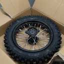 14" Front Wheel Rim Tire Assembly for 50cc 110cc 125cc Dirt Bike tao TTR SSR CRF Apollo 12mm Axle Includes 190mm Steel Brake disc 60/100-14 Tire Tube
