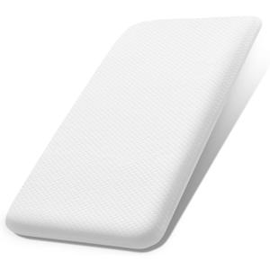 Lisara Baby Bassinet Mattress, 35 x 20 Dual Sided Gel Memory Foam Mattress with Waterproof, Removable and Breathable Ice Silk Cover, Fit for ANGELBLISS/AMKE/Bellababy/Yamesmile/Besrey Baby Bassinet