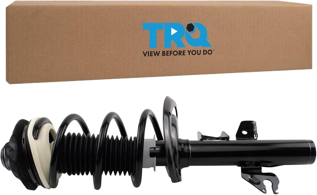 TRQ Front Left Complete Strut & Coil Spring Assembly Drivers Side Compatible with 2015-2017 Chrysler 200