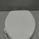 Mayfair Caswell Modern Slow Close Toilet Seat, Durable Plastic, Elongated, White