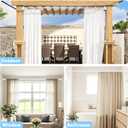 41 to 165 Inch White Tension Curtain Rod | No Drill, Extra Long, Heavy Duty, For Windows, Patio, Bathroom, Renter Friendly, Adjustable