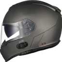 VCAN Bluetooth Integrated Full Face Motorcycle Helmet with Dual Visor
