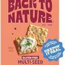 3 Back to Nature Gluten Free Crackers, Non-GMO Multi-Seed Rice Thins, 4 Ounce