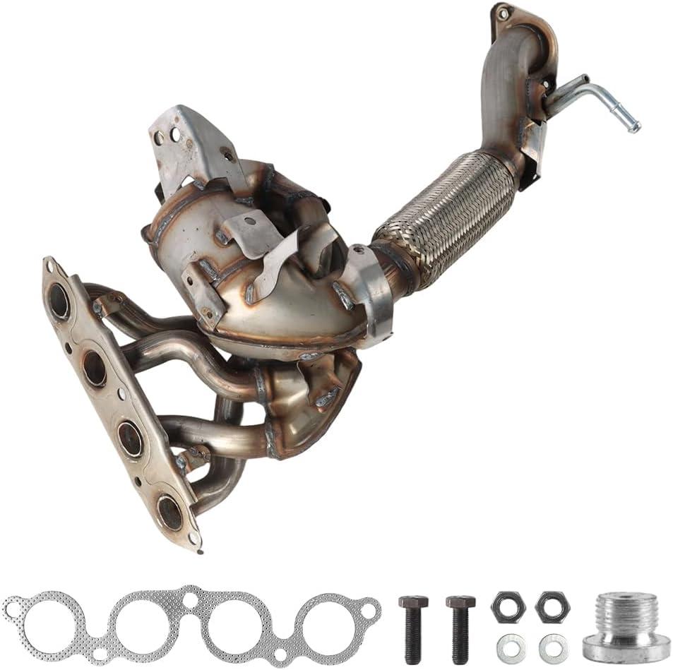 Manifold Catalytic Converter Fit for Mazda 6 2014 2015 2016 2017 2.5L | Direct Fit Front Catalytic Convertor Replacement Parts for Mazda CX-5 2014-2016 2.5L FWD, Replace 641-613