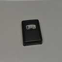 Key Lock Box Wall Mounted,4 Digit Combination Weatherproof Lockbox for Outside House,5 Keys Large Capacity Lockbox,Key Safe Security Storage Lock Box with Resettable Code for Indoor Outdoor Garage (1 pack-Black)