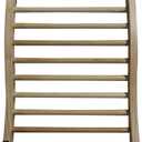 Sauna Backrest Sauna Accessories Wooden Slip-Resistant Non-Toxic Comfortable S-Shape Design Sauna Chair with Back, Sauna Accessories for Any Barrel or Infrared Sauna