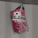 Dog Striped Dress,Pet Girl Bow Costume with Ring and Harness Leash,Dog Wedding Birthday Party Dress(Rose,Large)