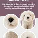 Living Nature Labradoodle Stuffed Animal | Fluffy Dog Animal | Soft Toy for Kids | 10 Inches