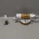 BoostArea LED 2 Light Track Lighting Kit, White 2 Way Ceiling Spot Lighting, Flexibly Rotatable Light Head for Kitchen, Living Room, Bedroom, GU10 Bulb Not Included