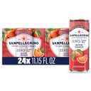 Sanpellegrino Zero Grams Added Sugar Pomegranate & Orange Italian Sparkling Drink, 24 Pack Of 11.15 Fl Oz Cans, Sanpellegrino Italian Sparkling Drinks, Low-Calorie Fruit Juice Beverages